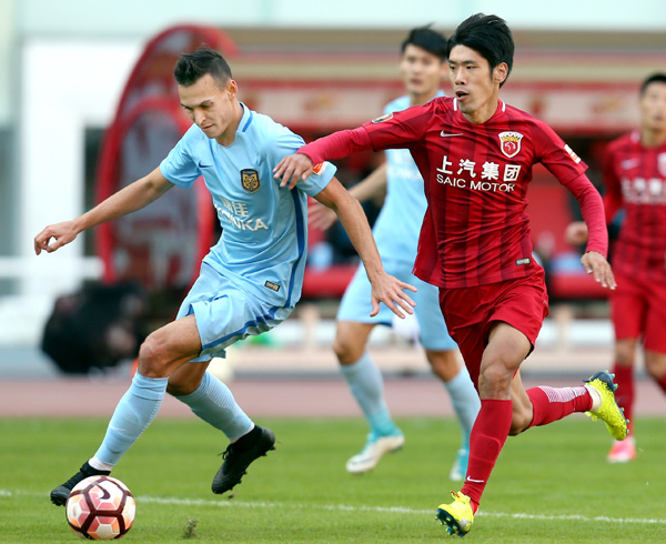 星空体育在线-上港不敌河北精英，连续两轮不胜